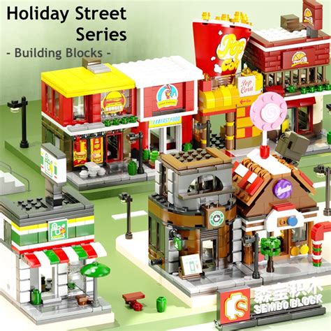 sembo block street series nano building blocks toy shopee singapore