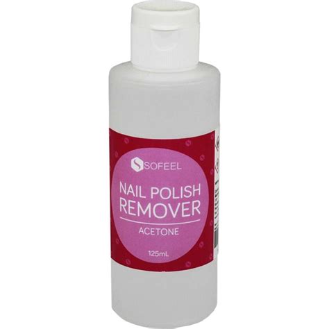 Sofeel Nail Polish Remover Acetone 125ml X8 Woolworths