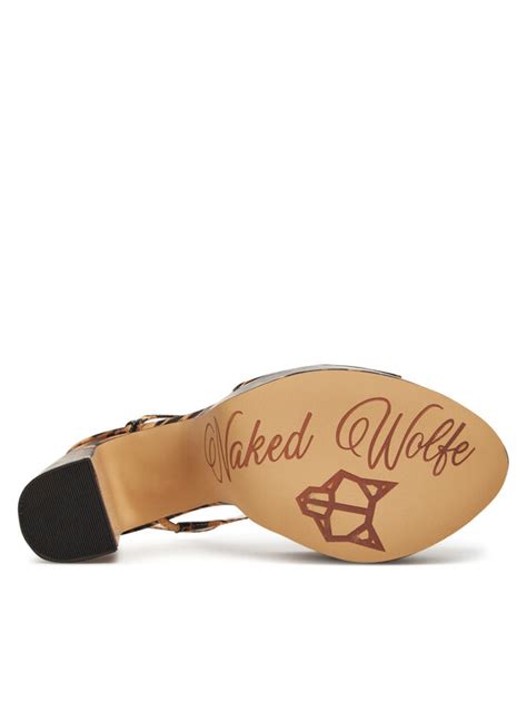 Naked Wolfe Sandały Fire Brązowy Modivo pl