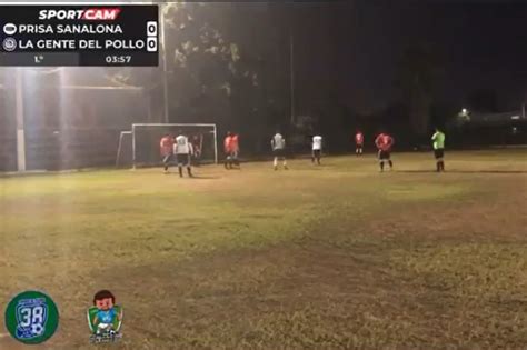 Balacera interrumpe partido de fútbol amateur en Culiacán Video