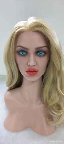 Realistic Sex Doll Head Real Oral Mobile Jaw Implanted Hair Masturbator