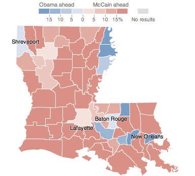 Louisiana - Election Results 2008 - The New York Times