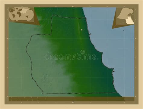 Al Ahmadi Kuwait Physical Capital Stock Illustration Illustration
