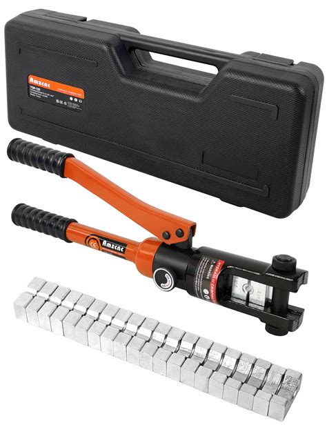 Amzcnc 12 Ton Hydraulic Cable Lug Crimper Hydraulic Wire Crimper ...