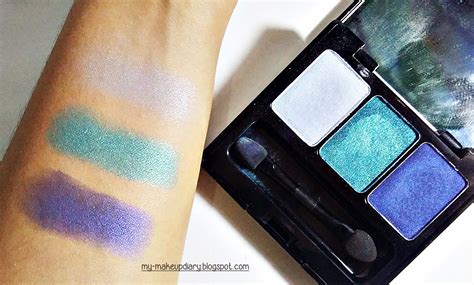 Review Make Over Eyeshadow Enchanting Nude Spell Skycrapping Blue My Makeupdiary