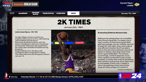 Nba K Mynba Lebron James Era New Features And More Videogamer