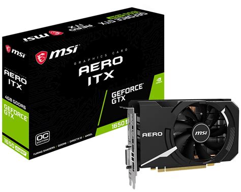 MSI GeForce GTX 1650 SUPER AERO ITX OC 4GB GDDR6 128 Bit Ekran Kartı