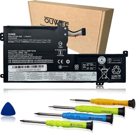 Amazon Ouwee L M Pf Laptop Battery Compatible With Lenovo