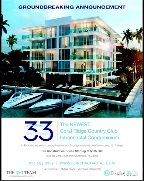 33 Intracoastal In Fort Lauderdale Pre Construction Prices Now Fort