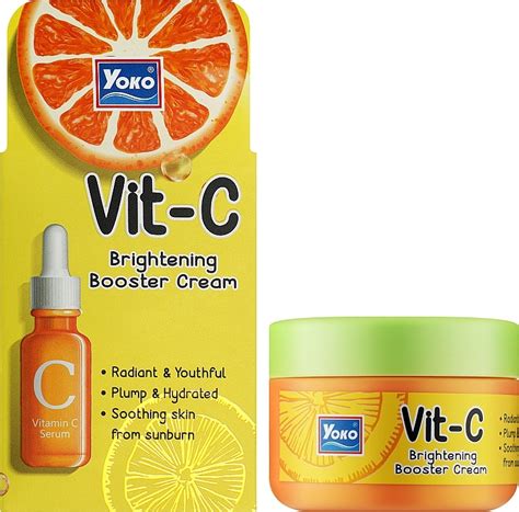 Yoko Vitamin-C Brightening Booster Cream - Крем-бустер для лица с ...