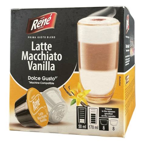 Caf Ren Latte Macchiato Vanilla Stk Dolce Gusto Kapsler