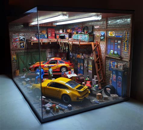 Diorama Porsche Hot Wheels Display Hot Wheels Display Case Hot