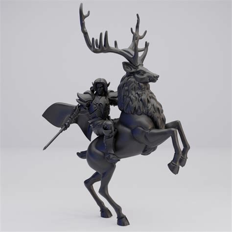 Hot Goblin エルフの騎手B ミニチュア ホットゴブリン ヘラジカ 戦士