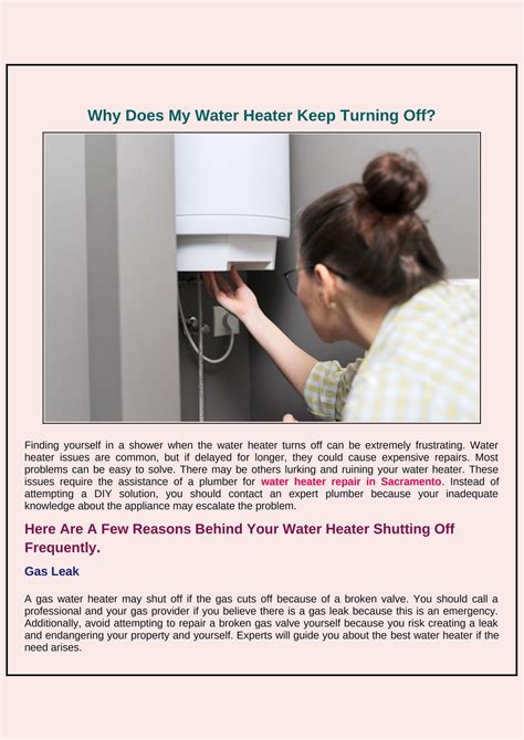 Why Does My Camper Hot Water Heater Keep Shutting Off Catalog Library