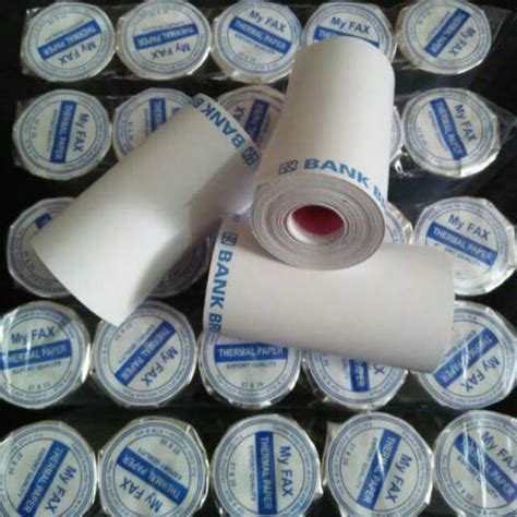 Jual KERTAS THERMAL ROLL LOGO BANK BRI UK 58X30 PAKET 2KG ISI 50 ROLL