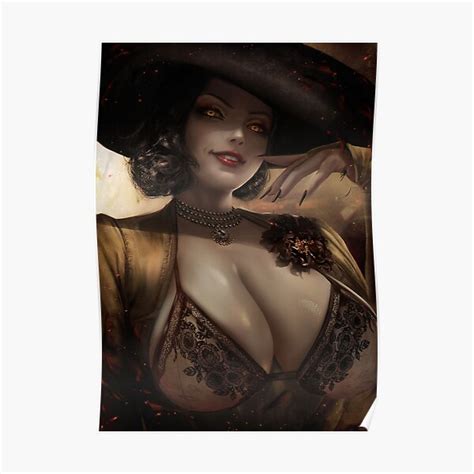 Hot Alcina Lady Dimitrescu Resident Evil Village Reviii Re Sexy Lewd Curvy Busty Boobs Tits