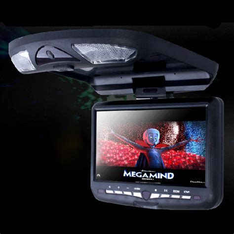 XD906 SUNPLUS 9 Inch Flip Down Roof Mount Car Overhead DVD Player