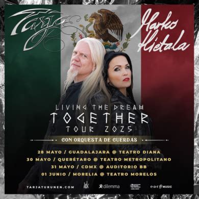 Tarja Turunen Y Marko Hietala Estar N Juntos En M Xico En