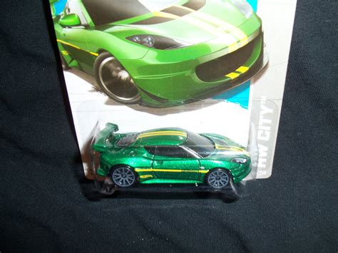 Hot Wheels 2013 Lotus Evora GT4 Green HW City 10 250