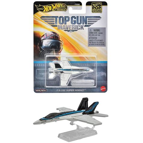 Hot Wheels Pop Culture F A E Super Hornet Vehicle Toy Mini Car Airplane From Age Gray