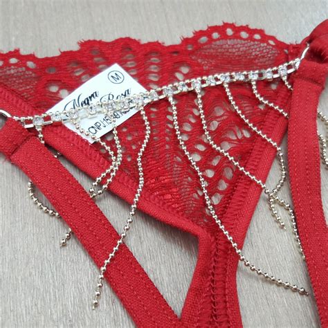 Fio Dental Franja Biju Lingerie Br Atacado Para Revenda