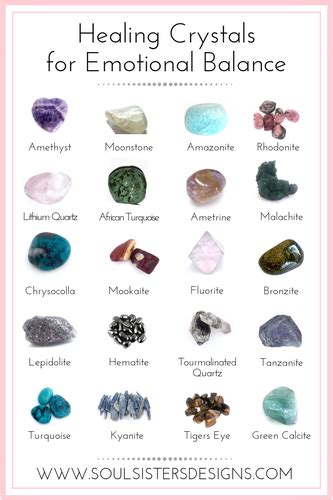 Healing Crystals For Emotional Balance Healing Crystal Jewelry