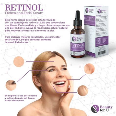 Kit 3 Sueros Faciales Retinol Vitamina C Y Acido Hialurónico Meses