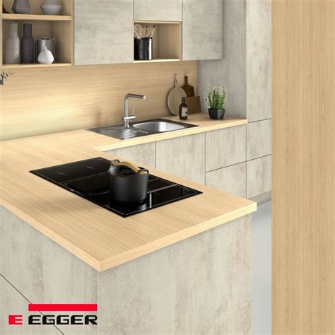 Столешница для кухни Egger 300х600x38мм с торцевыми планками. Цвет ...