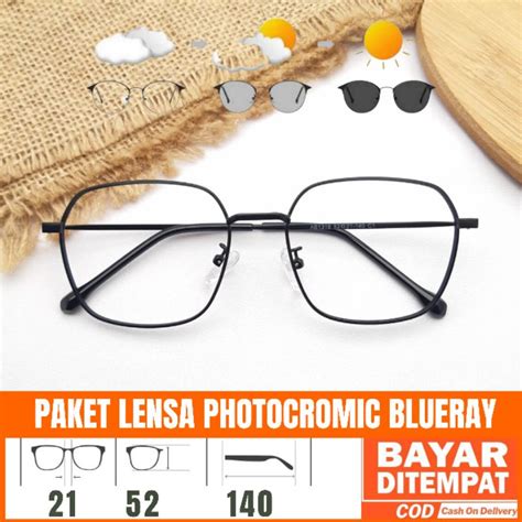 Jual Frame Kacamata Gratis Lensa Photocromik Gratis Lensa Blueray