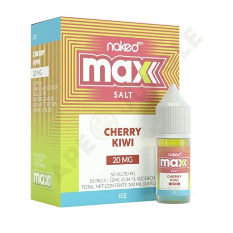 Naked Max Salt Ml Mg Cherry Kiwi Ice
