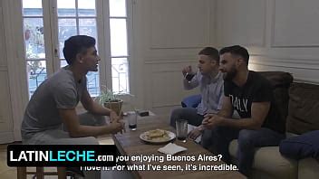 Horny Stud Jonas Matt Takes Rodrigo El Santos Huge Latin Cock While His Bf Is Watching Latin