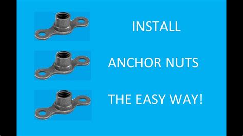 Fitting Aviation Anchor Nuts The Easy Way Youtube