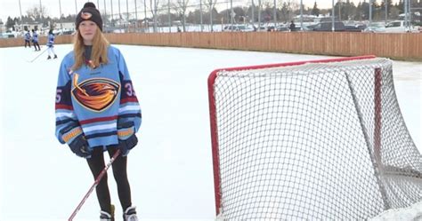 ‘the Sky Is The Limit Teen Girl Hockey Goalie Thrives Playing With