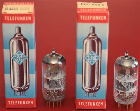 Used Telefunken ECC803S Vacuum Tubes For Sale HifiShark