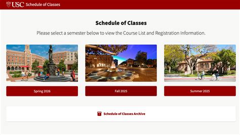 Usc Schedule Of Classes The Definitive Guide To Navigating The Trojan University Course Search