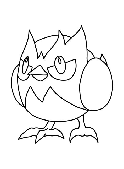 The Rookidee Pokemon Coloring Page Free Printable Coloring Pages