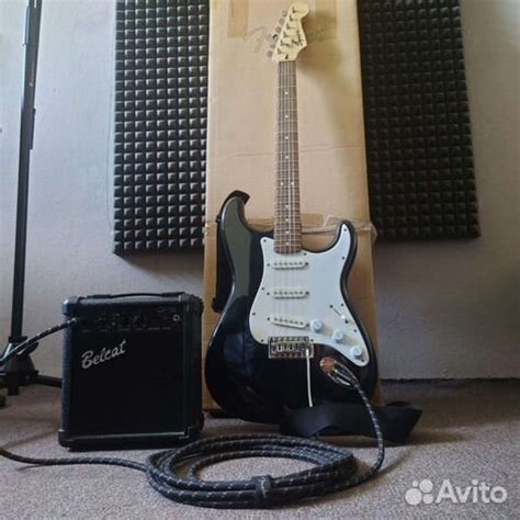 Fender squier bullet набор гитара+комбик+провод купить в Санкт ...