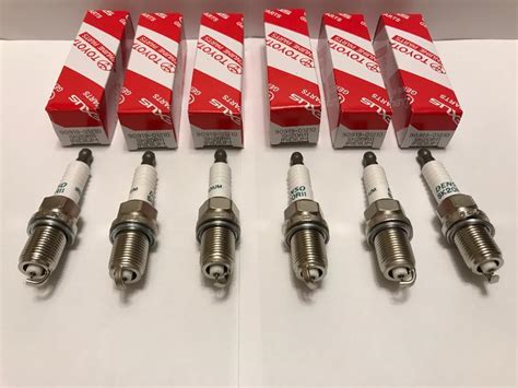 6pc OEM Denso Iridium Power Spark Plugs Toyota Lexus 90919 01210