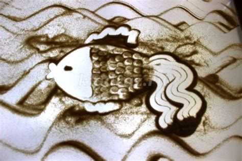 Рисование песком на стекле в детском саду | Пески, Рисование ...