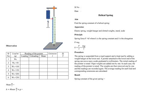 Fair Record Helical Spring Computational Physics Studocu