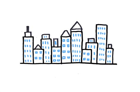 Easy Building Sketch At Explore Collection Of Easy