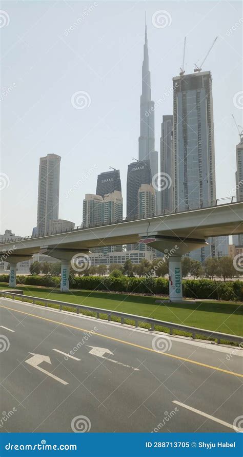 Dubai World Tallest Building In The World Editorial Image Image Of