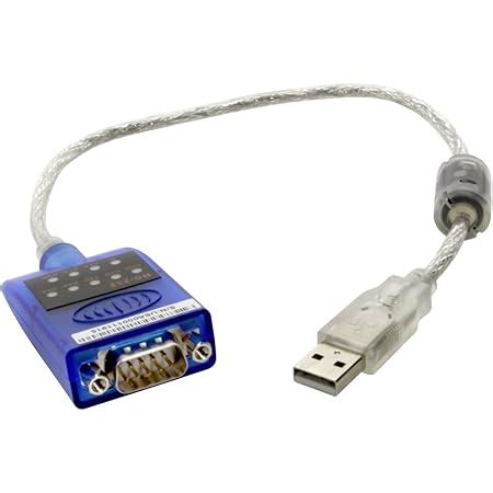 Amazon Gearmo USB To RS 232 Serial Adapter W LED Indicators