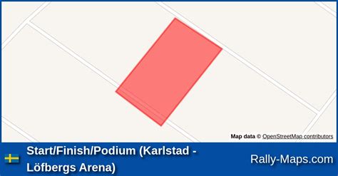 Start Finish Podium Karlstad L Fbergs Arena Stage Map Royal Rally