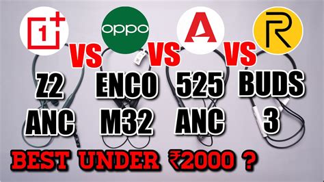 Oppo Enco M32 Vs Oneplus Bullets Z2 Vs Realme Buds Wireless 3 Vs BoAt