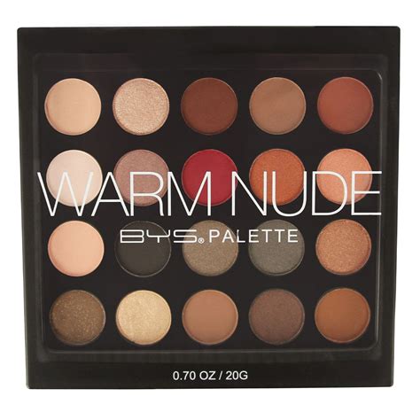 Paleta De Sombras Tonos Warm Nude By Bys