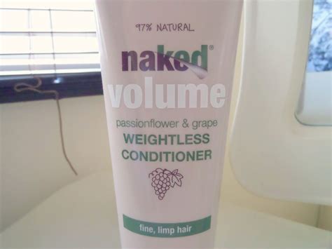 Naked Volume Body Building Shampoo Weightless Conditioner Mascara And Maltesers Uk Beauty Blog