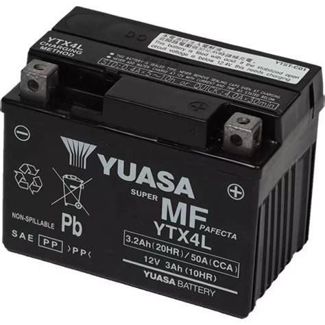 Batterie Yuasa Ytx L Fa Batterie