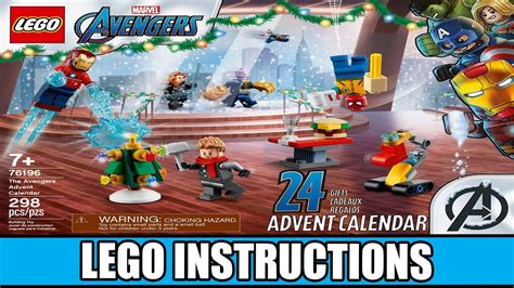 LEGO Instructions Marvel 76196 The Avengers Advent Calendar 2021