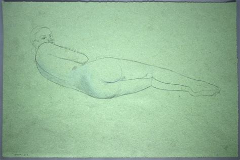 Reclining Female Nude Looking Over Right Shoulder Nicholas C Williams
